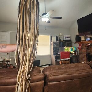 40 Inch Long Braided Full Lace Wig